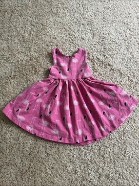 Hanna Andersson Crossback Skater Dress with pockets 2T